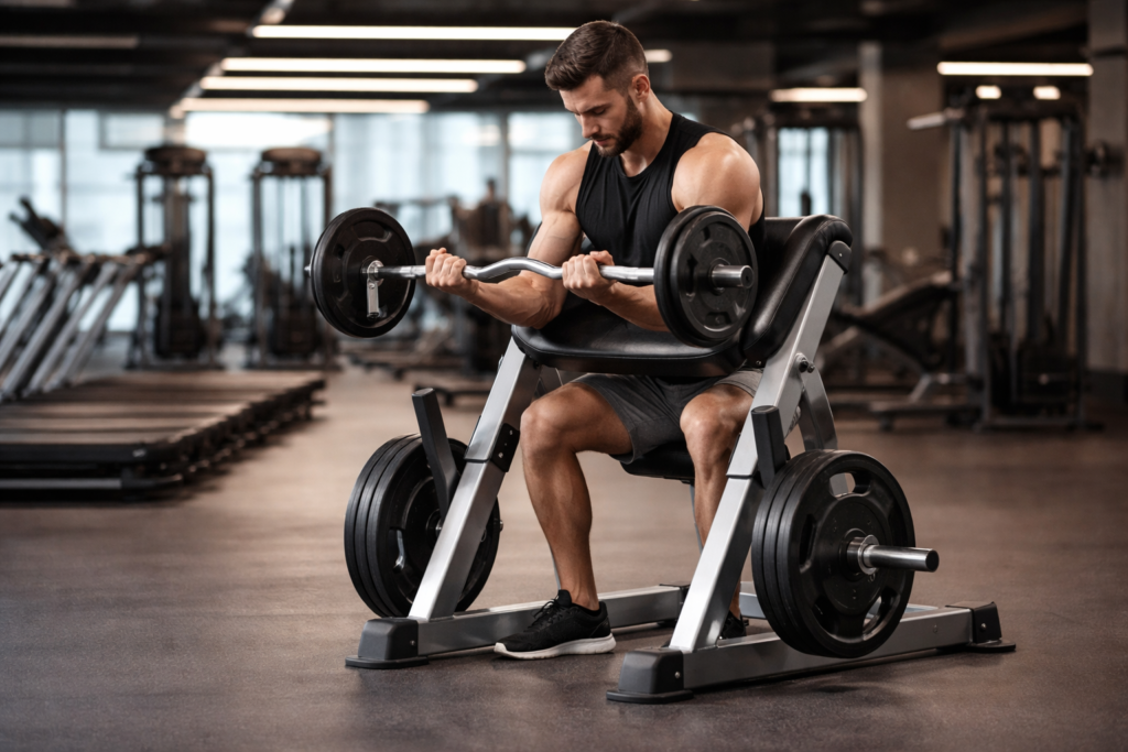 Preacher Curl Machine