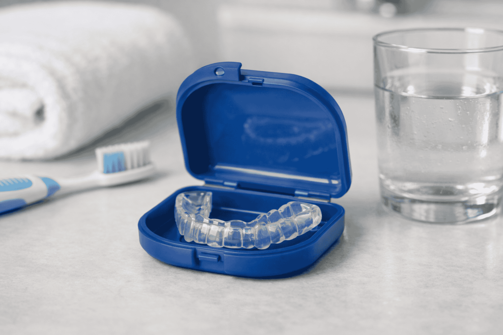 Custom night guard for teeth protection during sleep