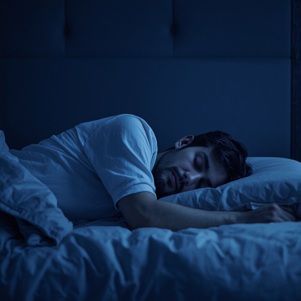 Sleep cycles showing different stages of sleep throughout the night