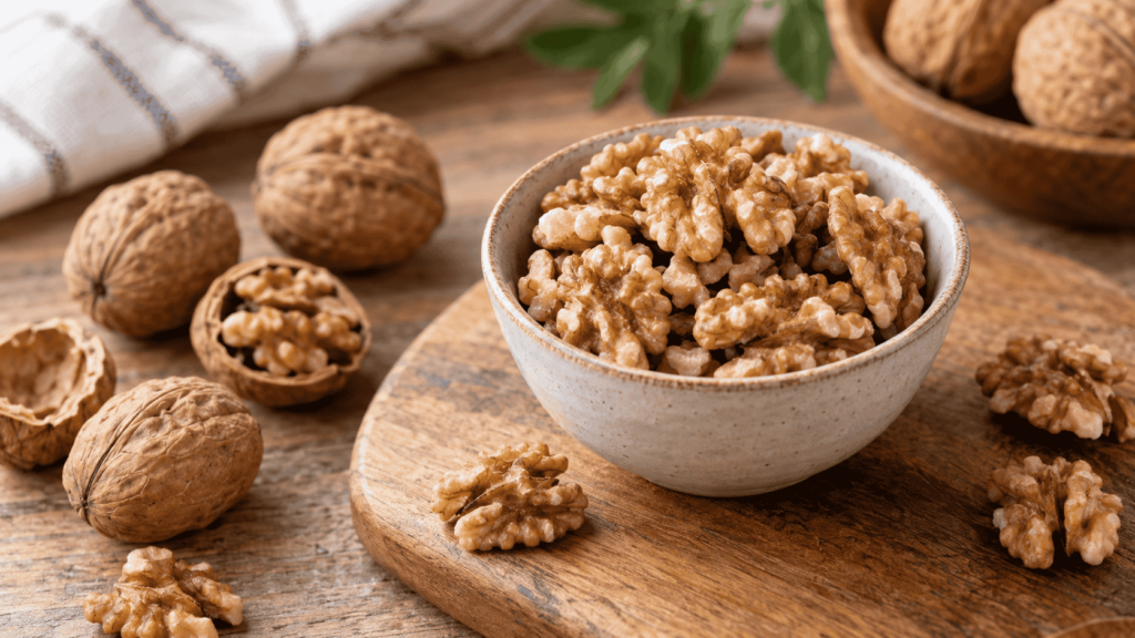 30g of walnuts with whole walnuts and walnut halves