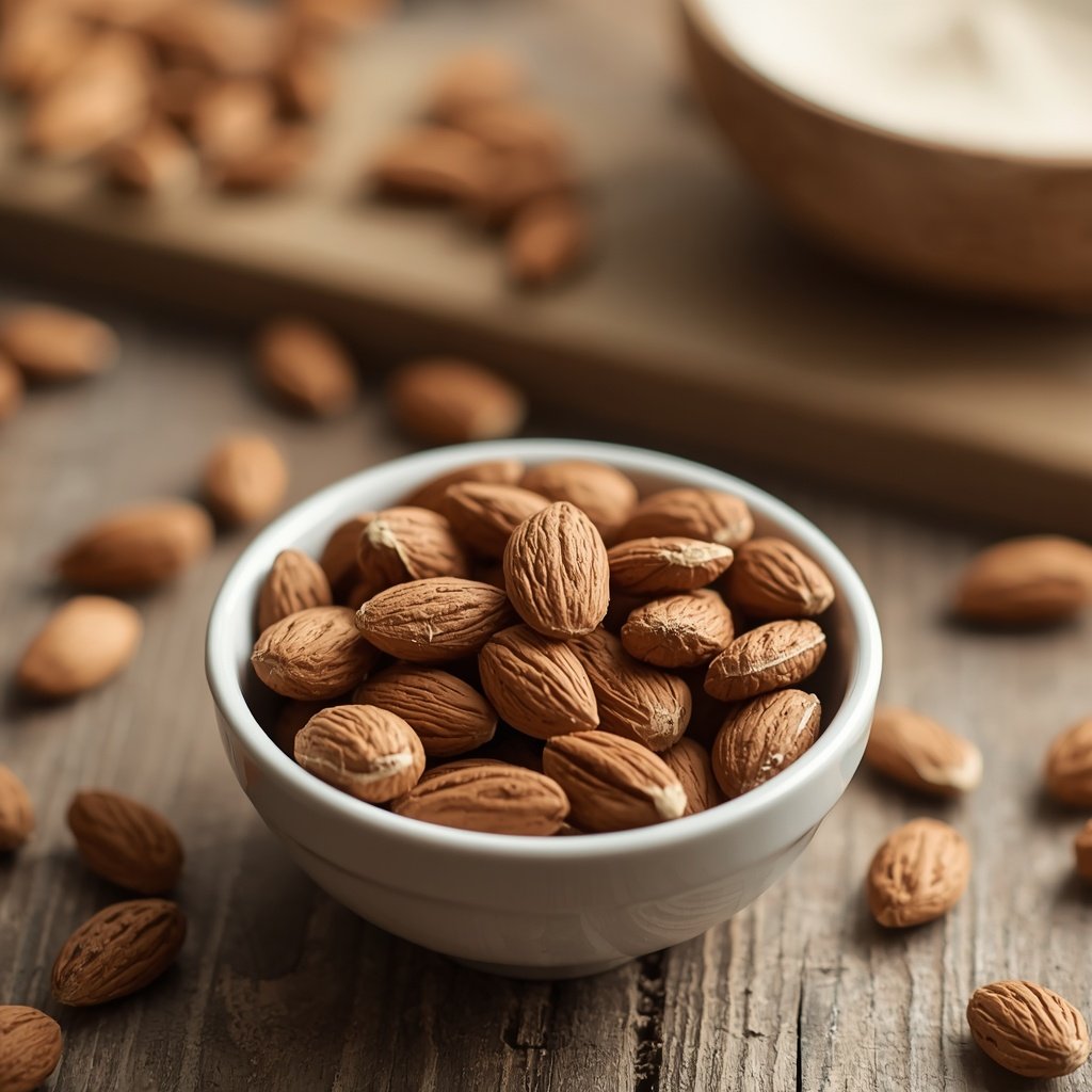 How many almonds are in 50g